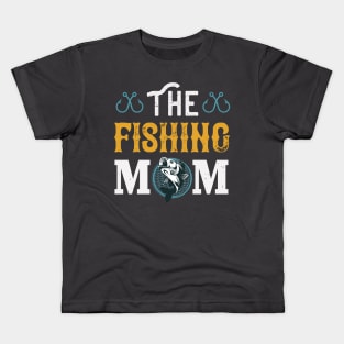 Fishing Mom Kids T-Shirt